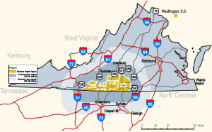 Southern Virginia Regional Alliance extended labor market